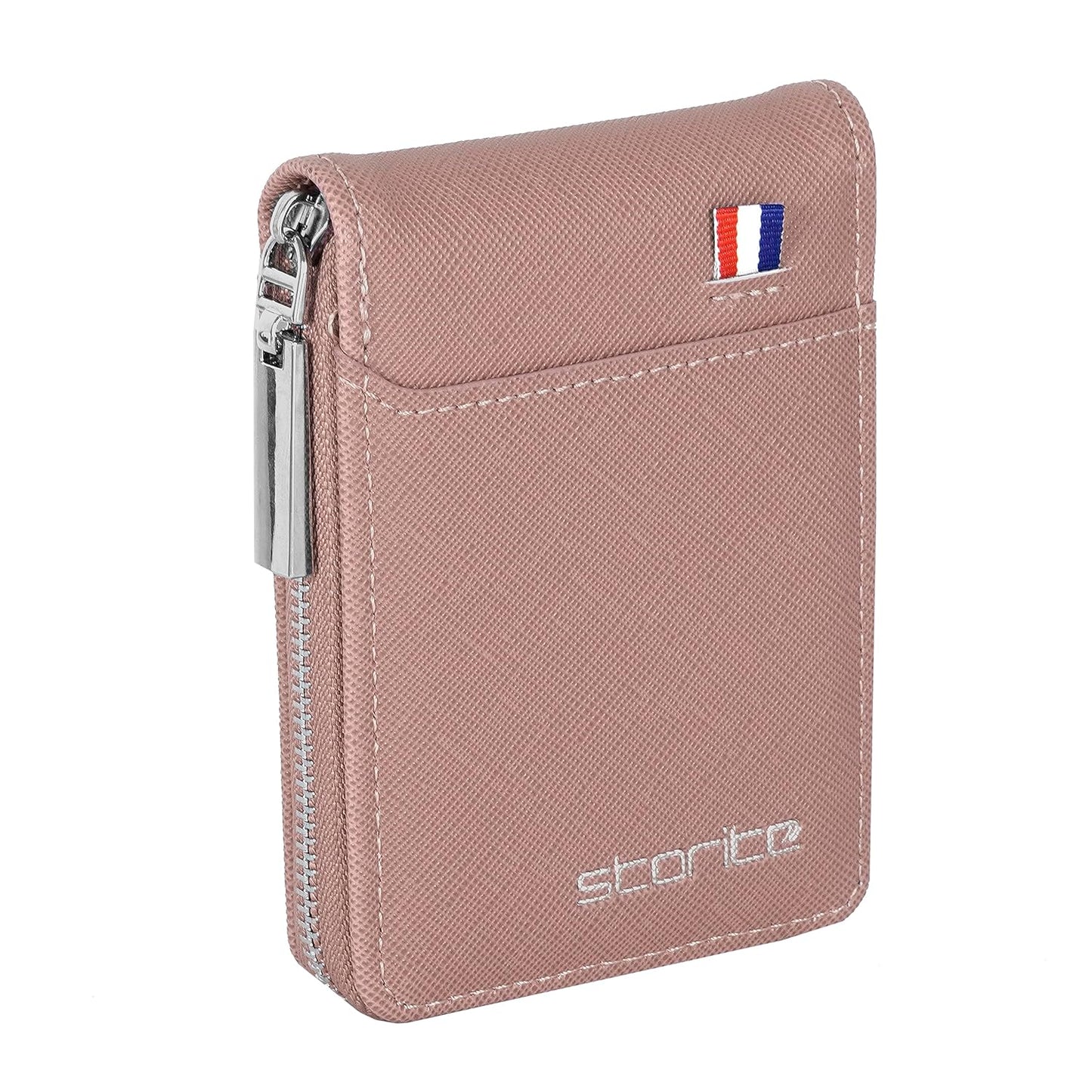 Storite PU Leather 9 Slot Vertical Credit Debit Card