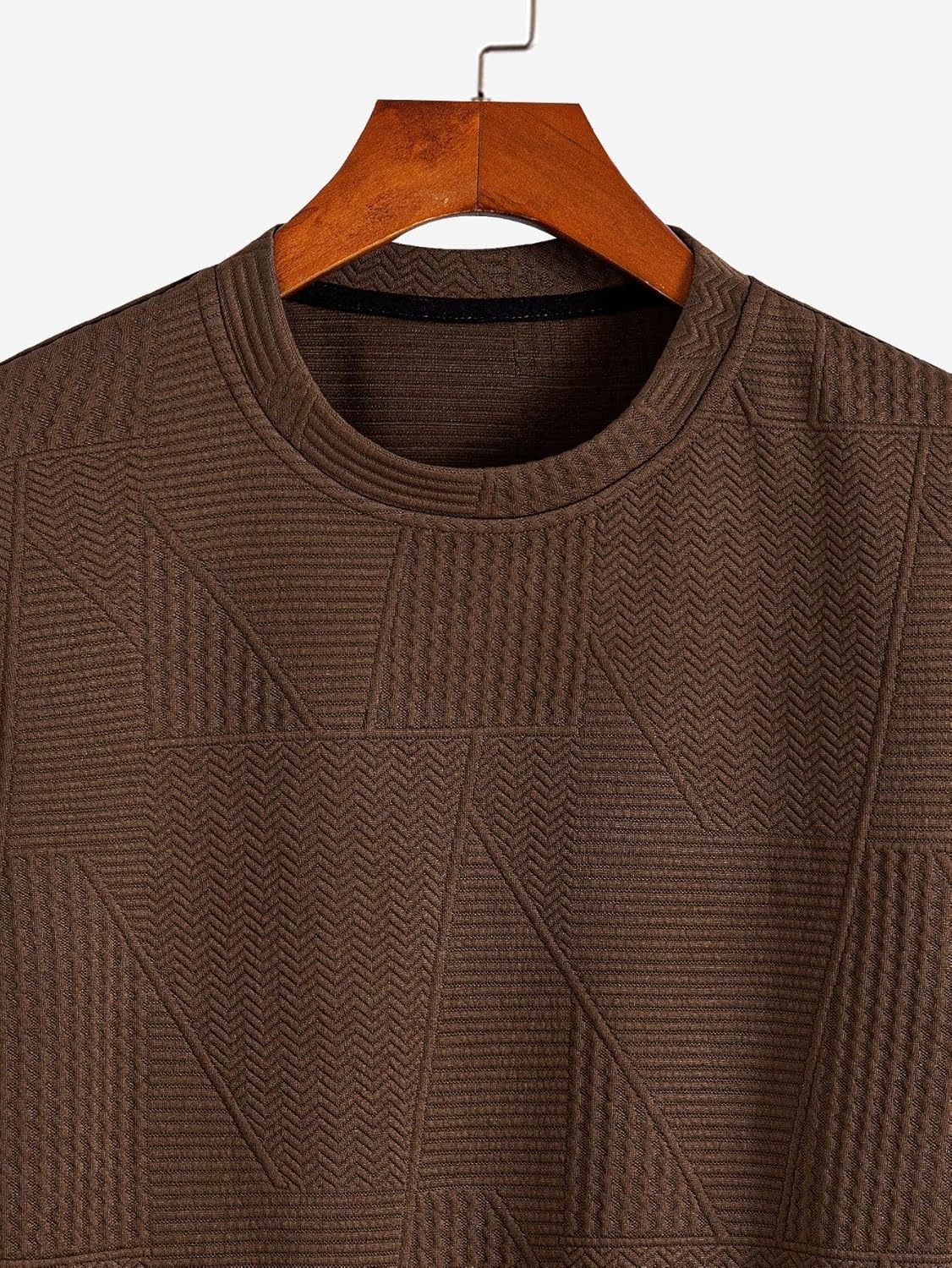 GRECIILOOKS T Shirt for Men Cotton | Textured Oversized