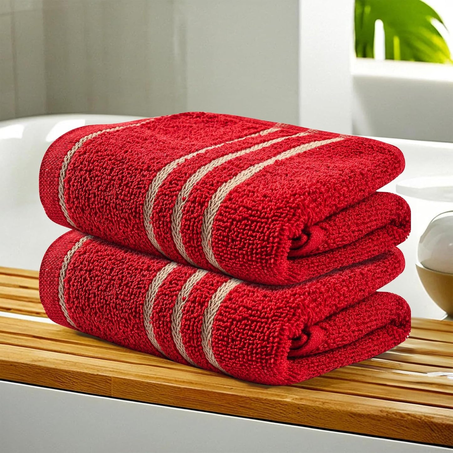 Kuber Industries Pack of 2 Cotton Hand/Face Towels