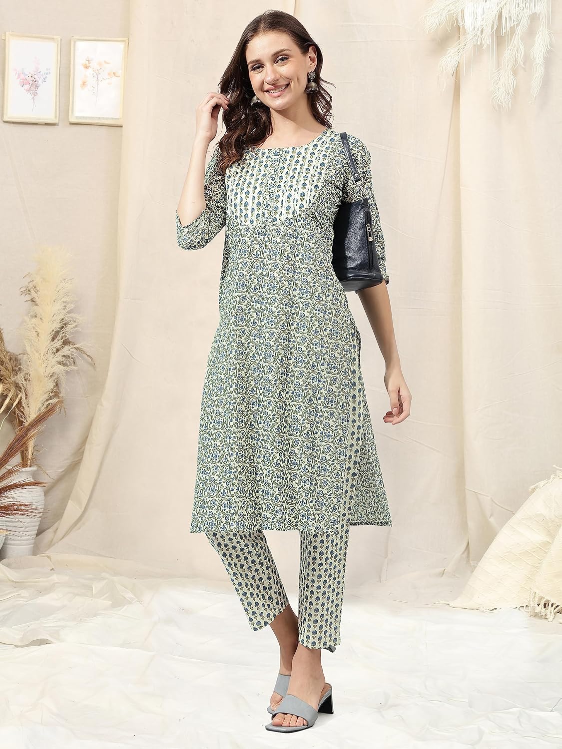 MIRCHI FASHION Women's Cotton Straight Fit Printed