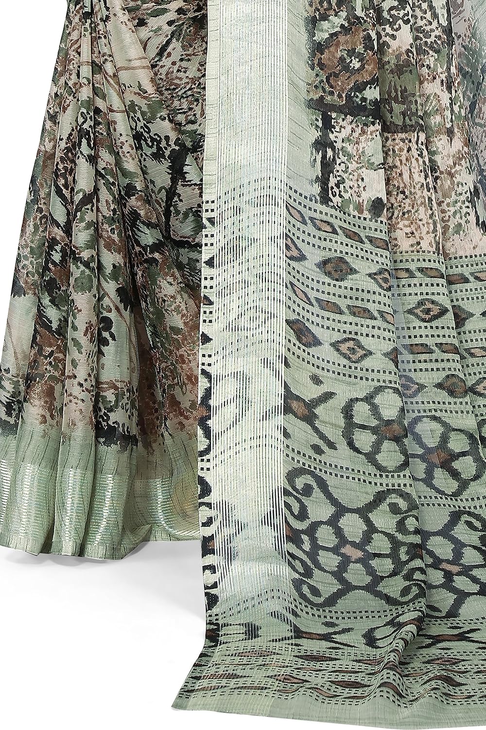MIRCHI FASHION Women's Saree with Blouse Piece
