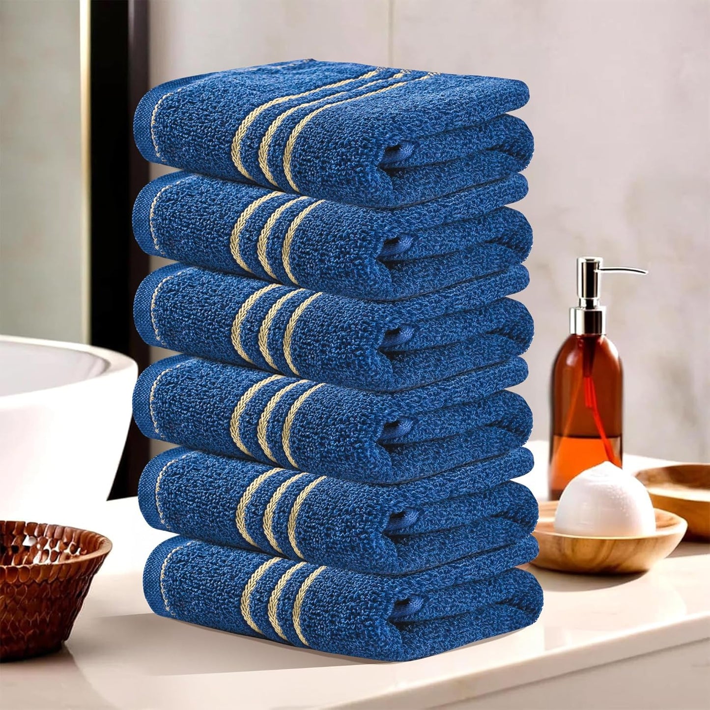 Kuber Industries Pack of 2 Cotton Hand/Face Towels