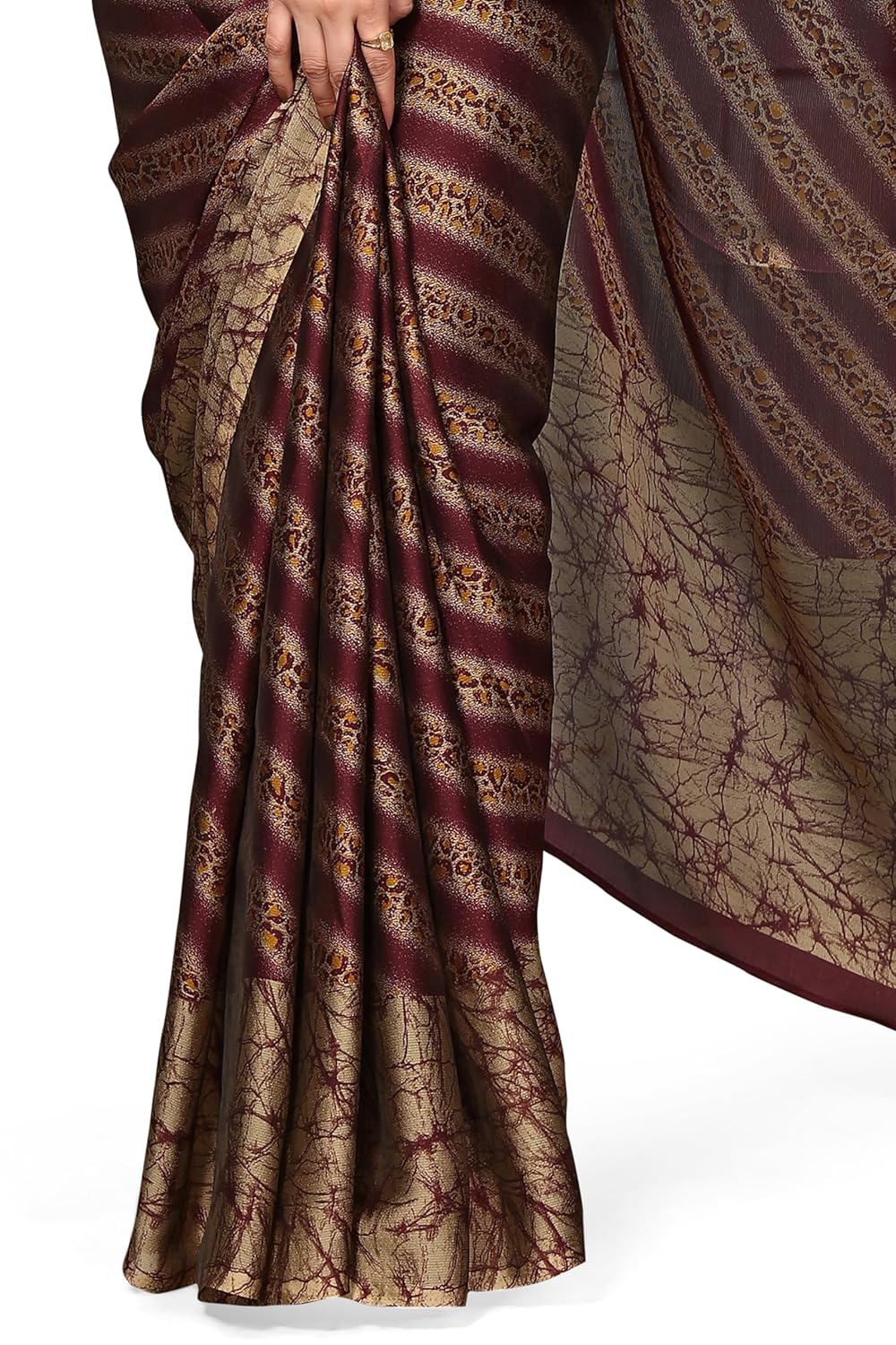 MIRCHI FASHION Women's Saree with Blouse Piece