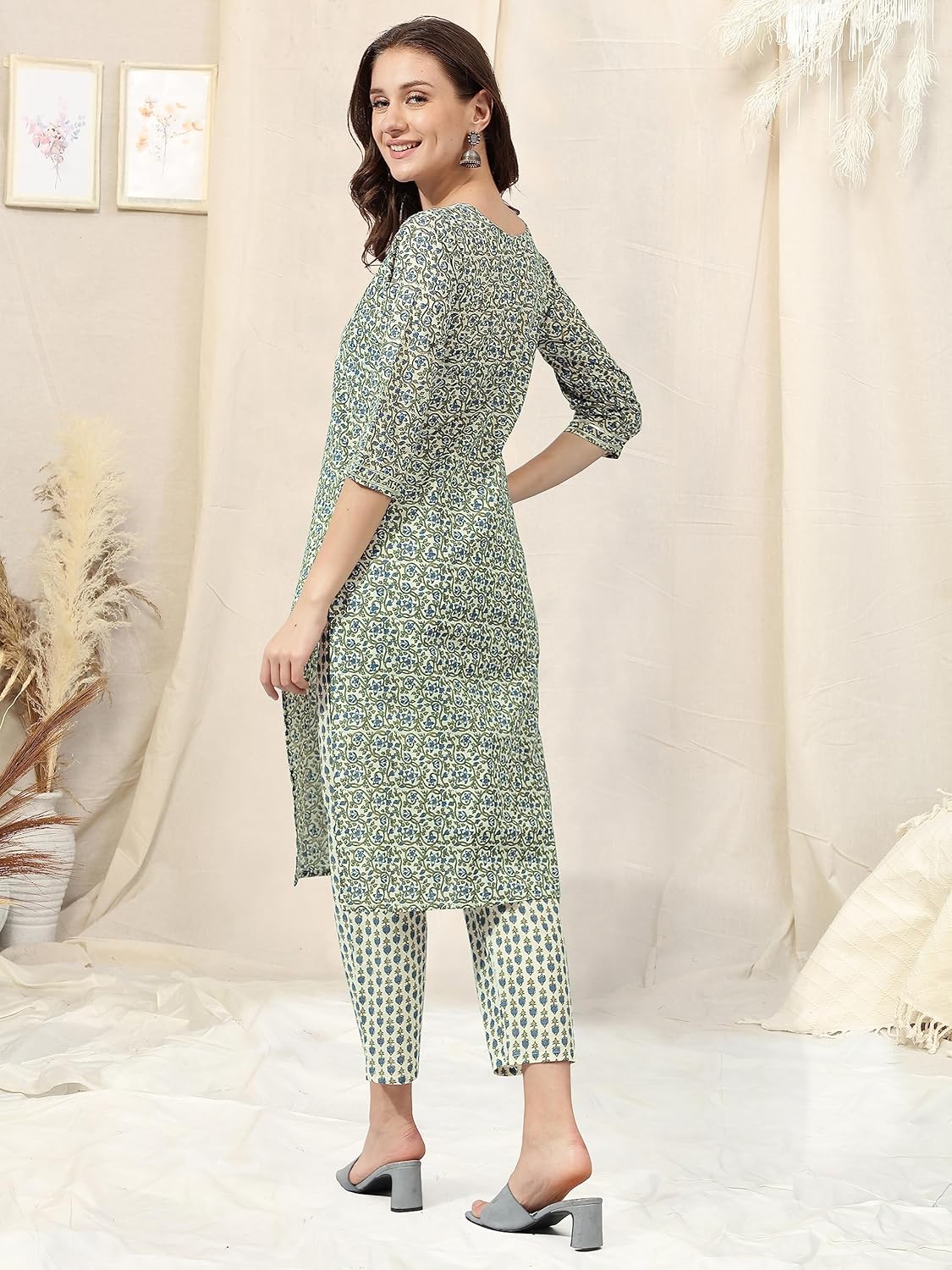 MIRCHI FASHION Women's Cotton Straight Fit Printed