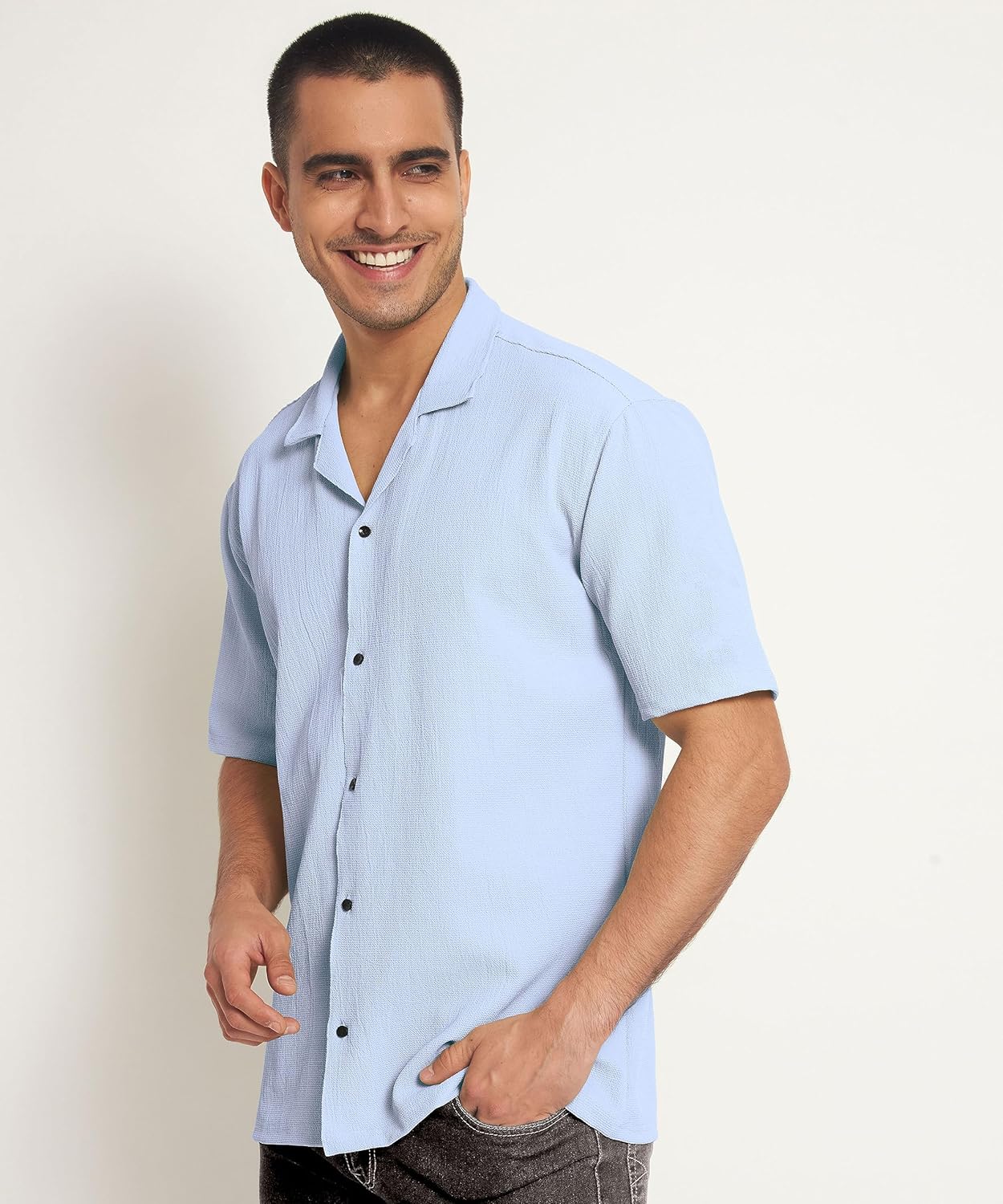 SWADESI STUFF Men's Regular Fit Casual Shirt