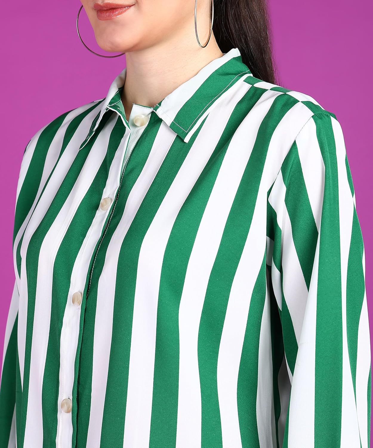 POPWINGS Printed Full-Sleeves Regular-Fit Polyester