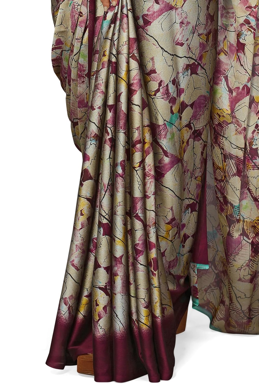 MIRCHI FASHION Women's Saree with Blouse Piece