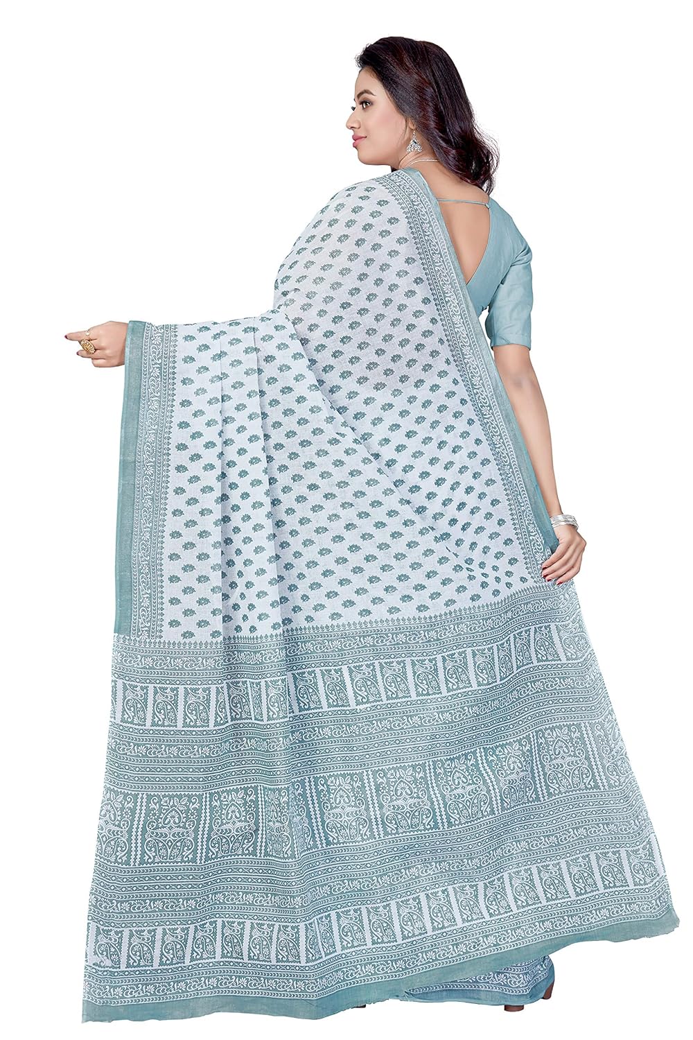Women's Pure Cotton Printed saree