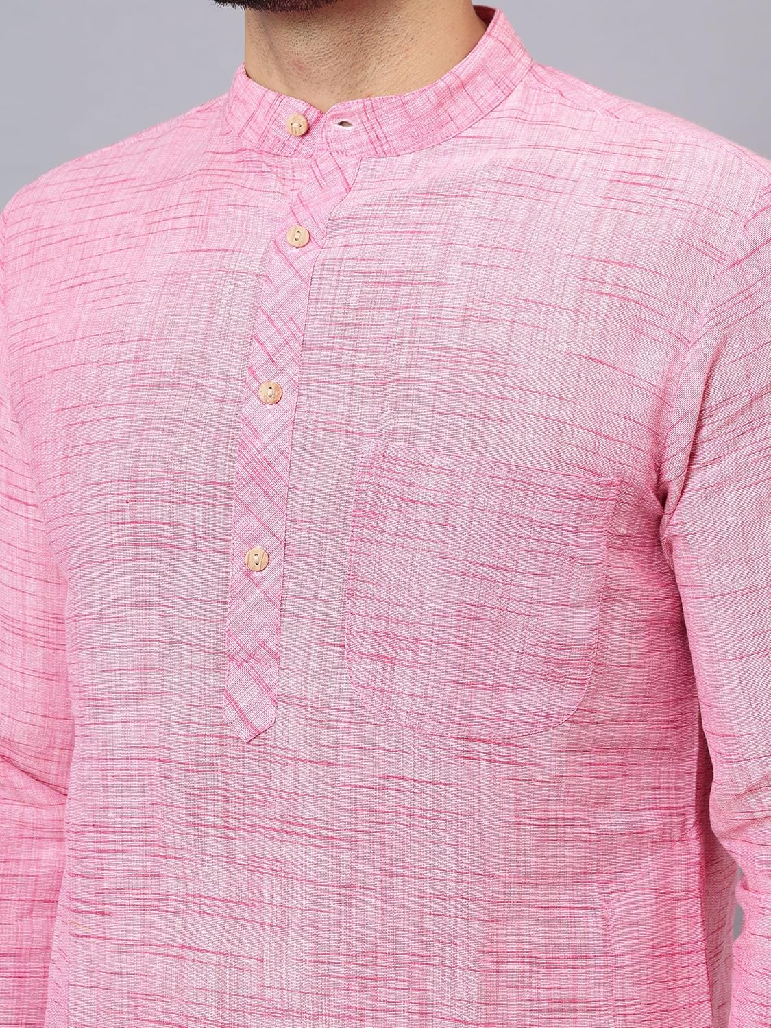 LATEST CHIKAN Men's Cotton Regular Kurta