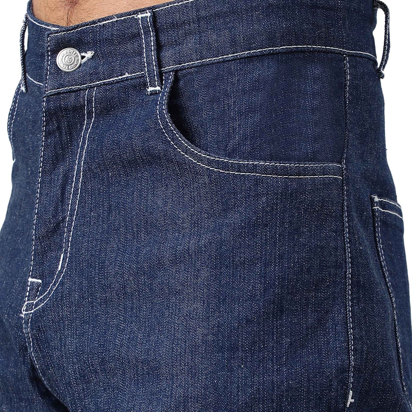 KOTTY Men’s Relaxed Fit Straight-Leg Jeans