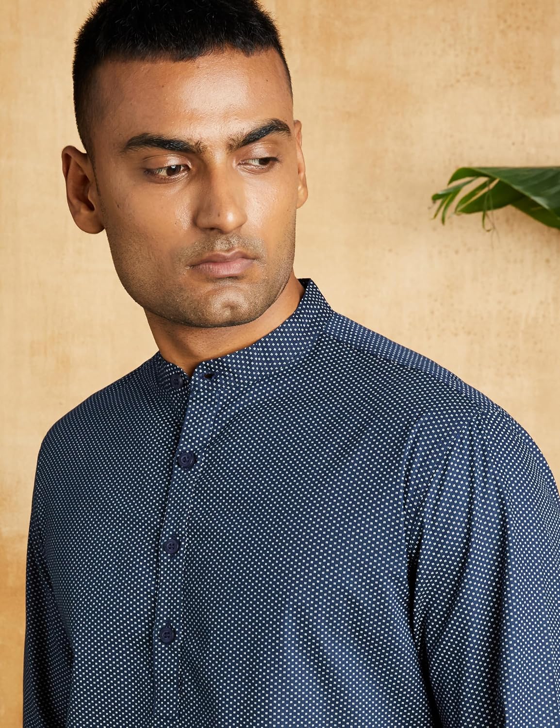 Symbol Men's Cotton Printed Long Kurta