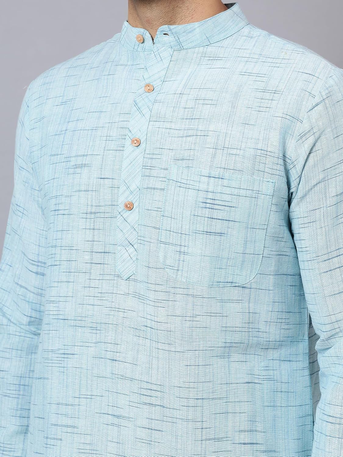 LATEST CHIKAN Men's Cotton Regular Kurta