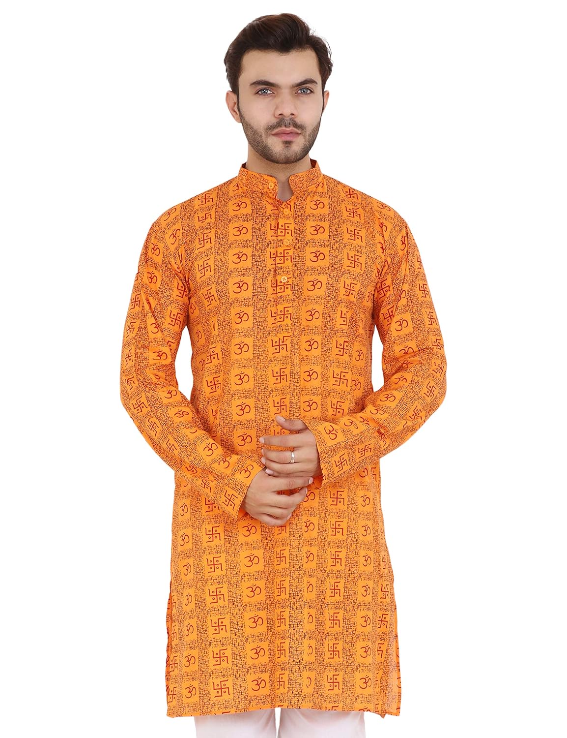 LATEST CHIKAN Men's Cotton Regular Kurta