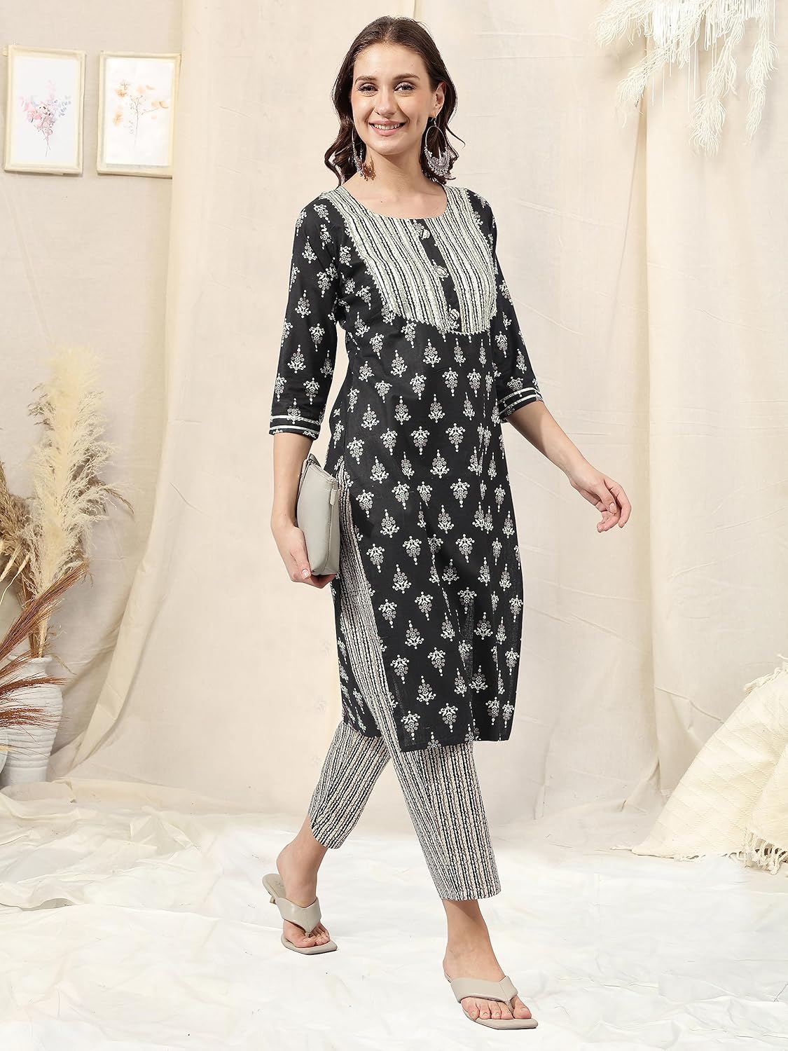 MIRCHI FASHION Women's Cotton Straight Fit Printed