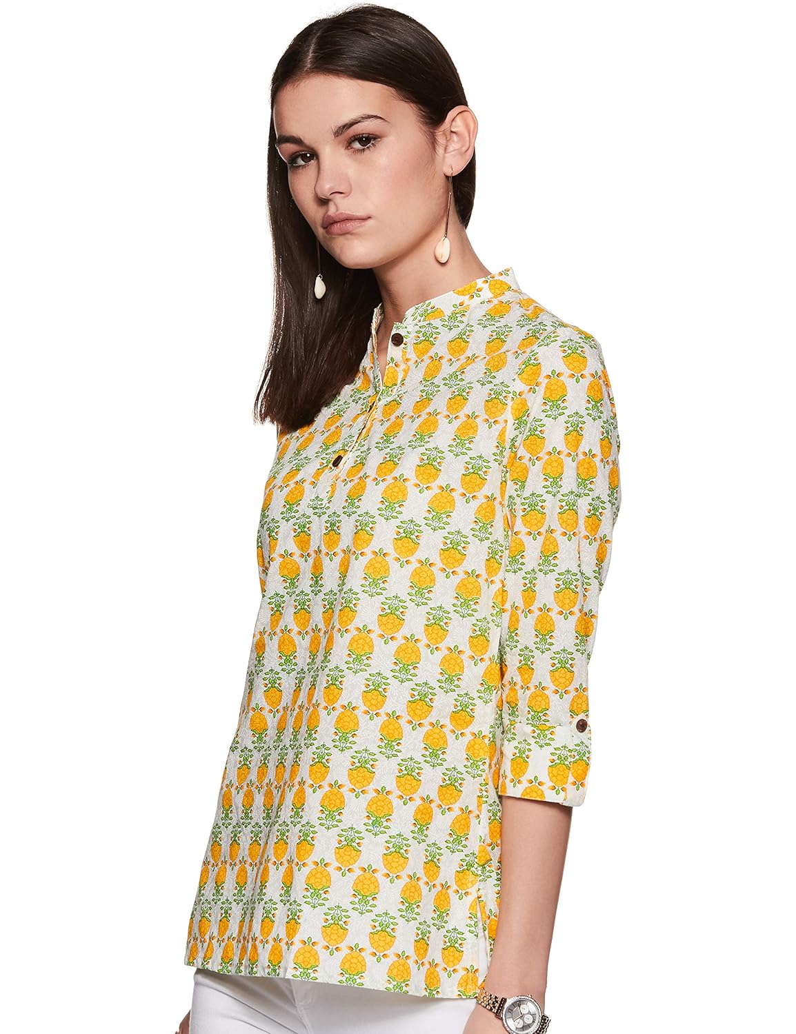 Myx Women's Cotton Regular Fit Casual Kurti