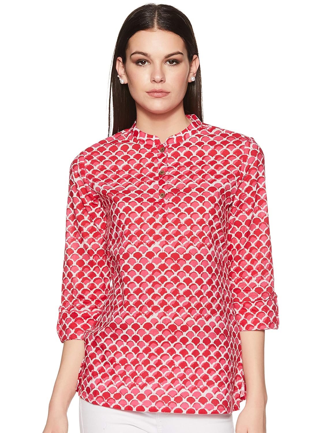 Myx Women's Cotton Regular Fit Casual Kurti