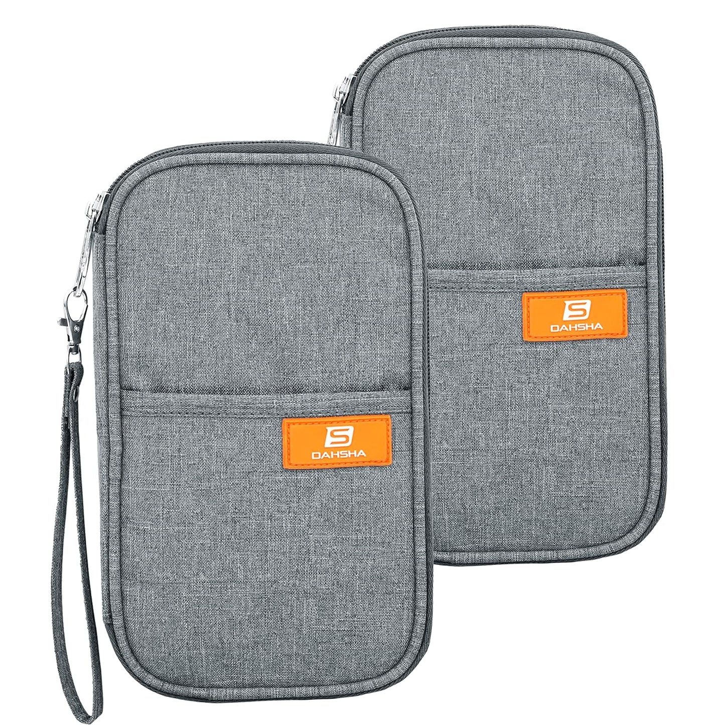 DAHSHA Fabric Travel Family Passport Holder Card