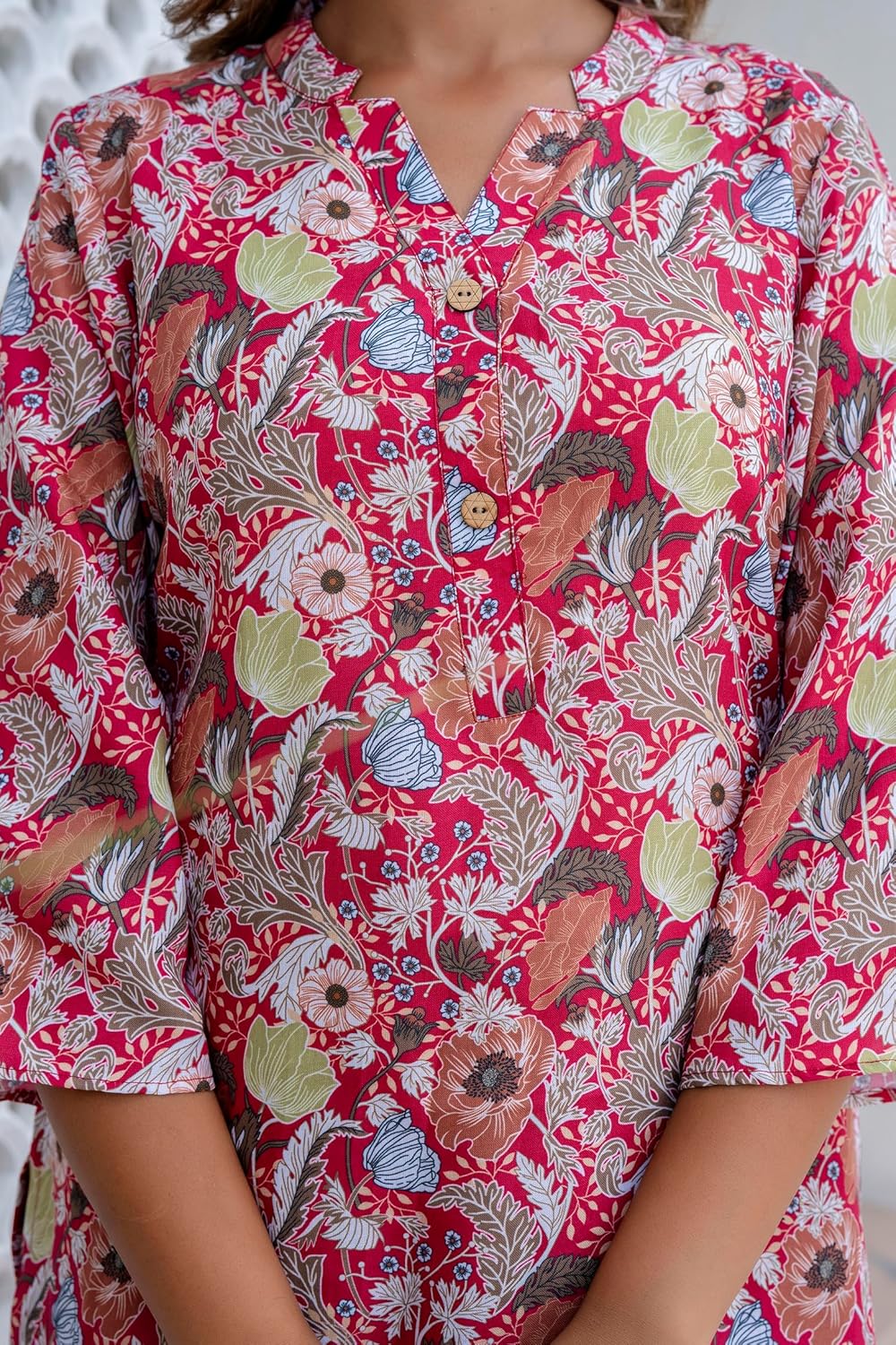 Yashika Women Trendy Printed Cotton Blend Straight