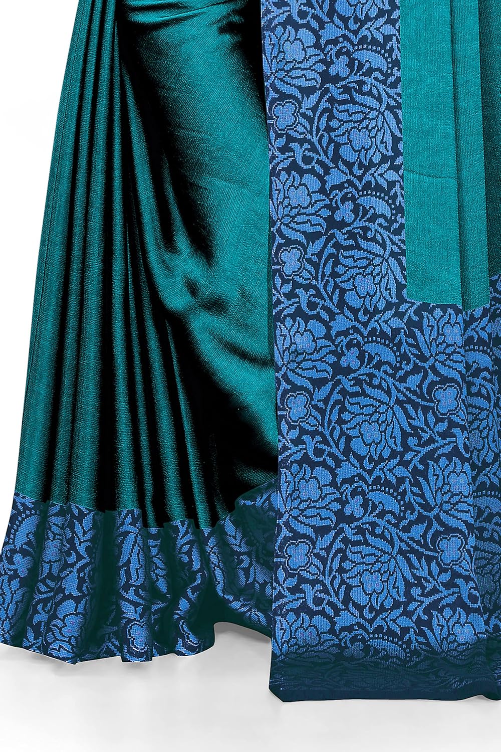 Women's Design Printed Saree with Blouse Piece