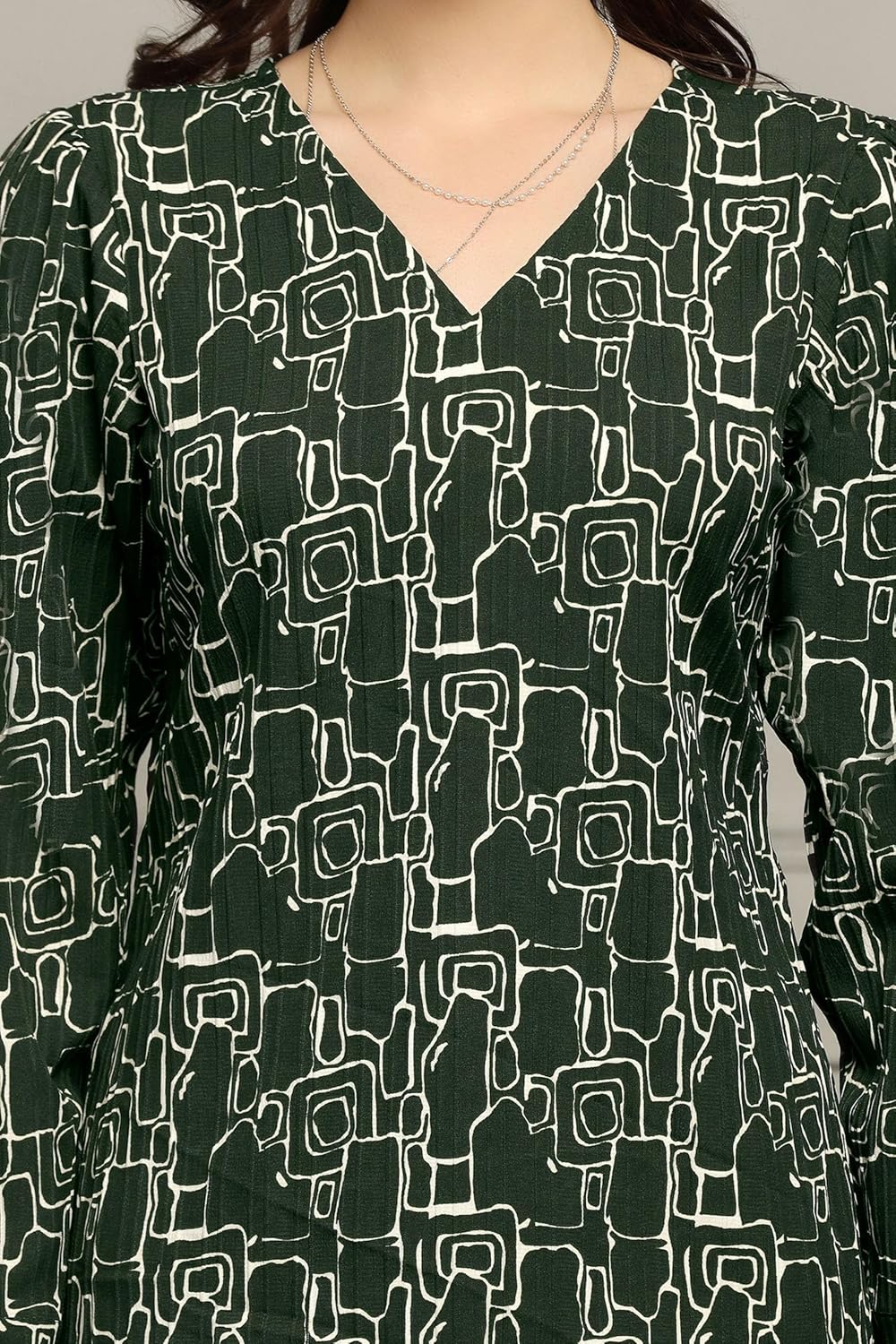 Fashion Dream Woman's Cotton Blend Abstract Printed Regular Fit Top - Casual Stylish Top for Women