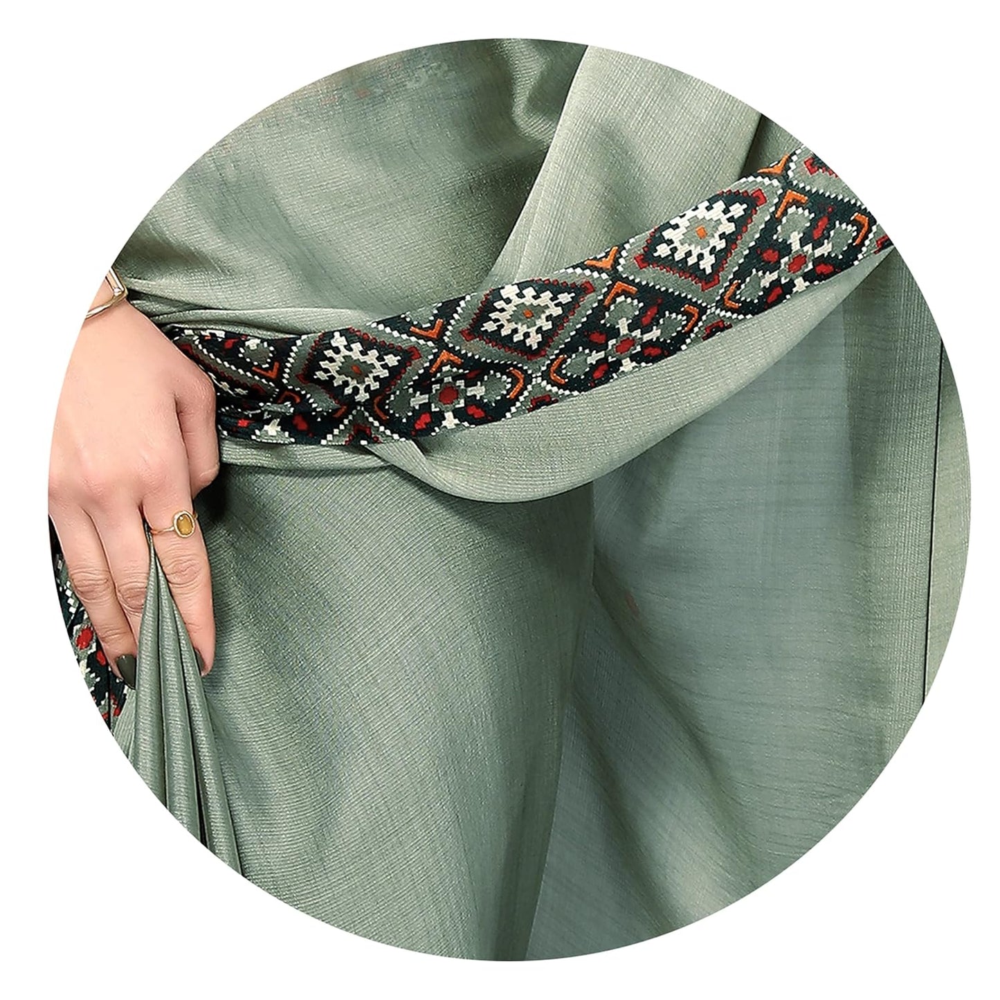 Printed Women's Saree with Blouse Piece