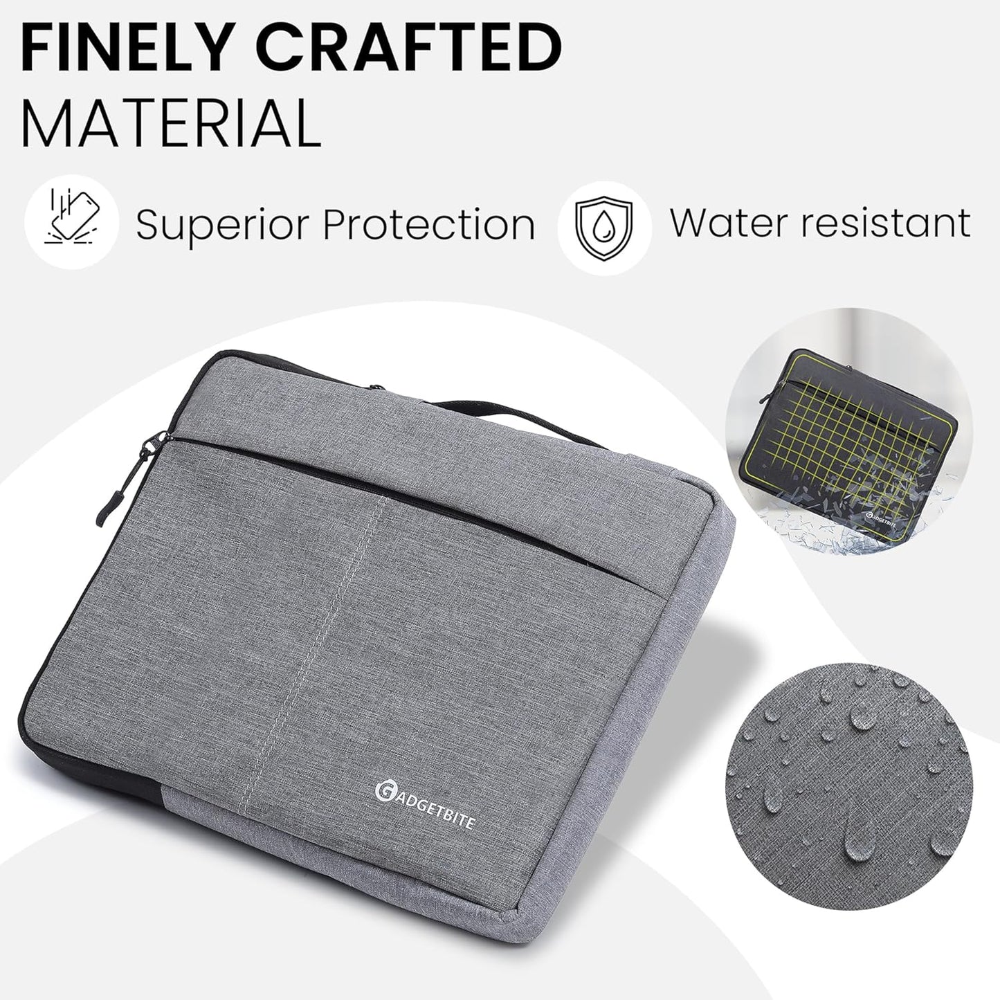 GadgetBite Laptop Bag Sleeve With Handle