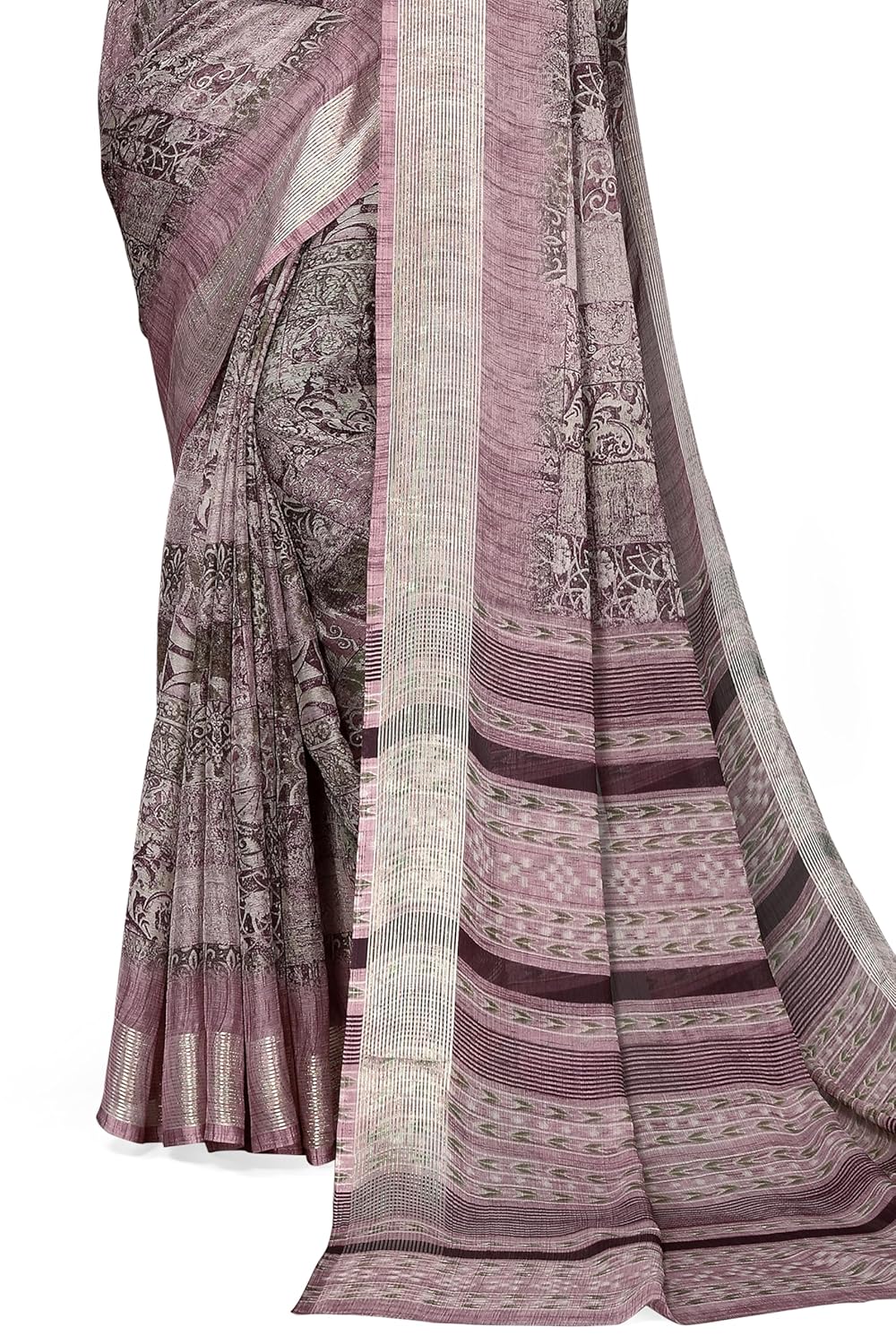 MIRCHI FASHION Women's Saree with Blouse Piece