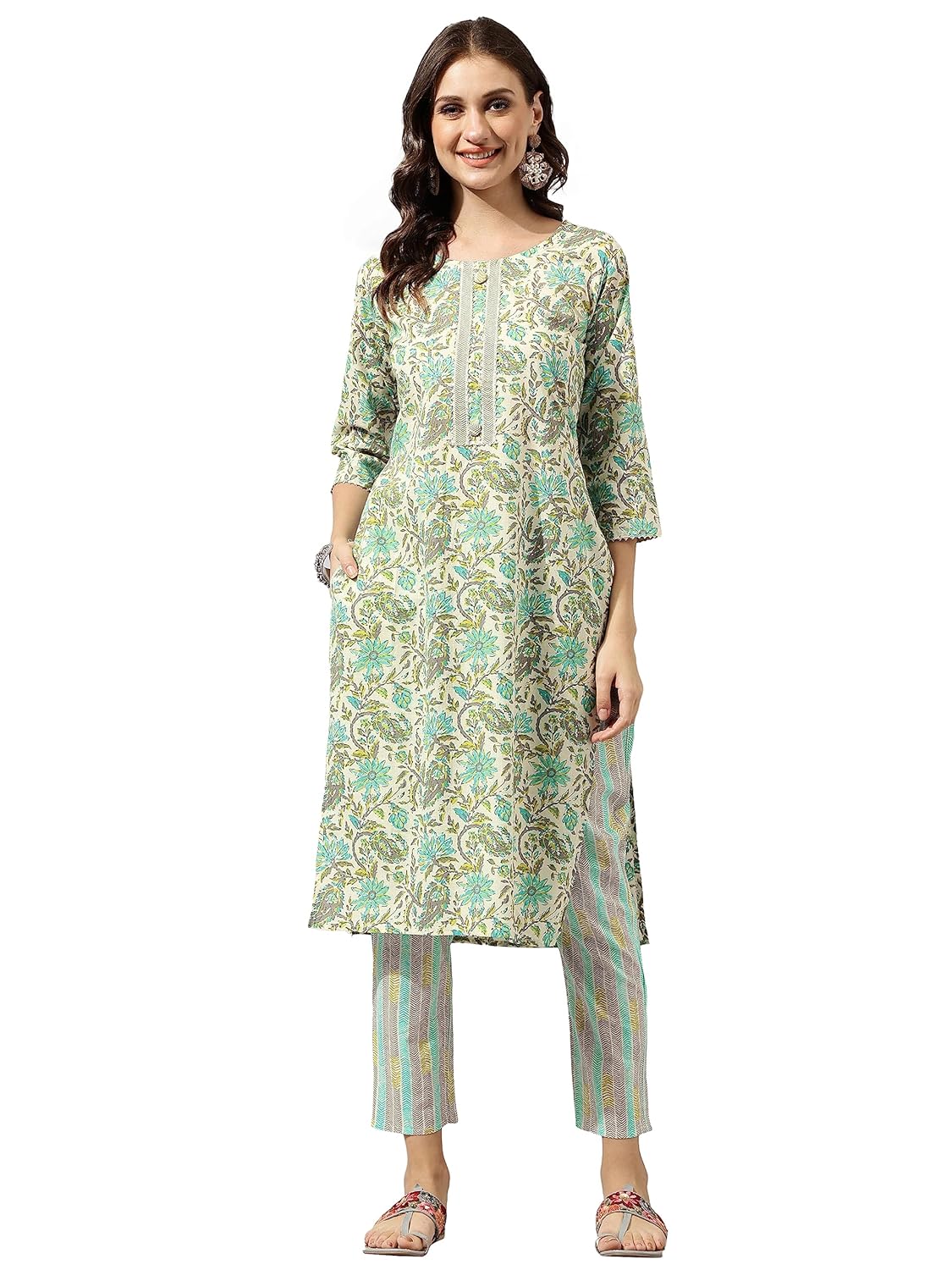 MIRCHI FASHION Women's Cotton Straight Fit Printed