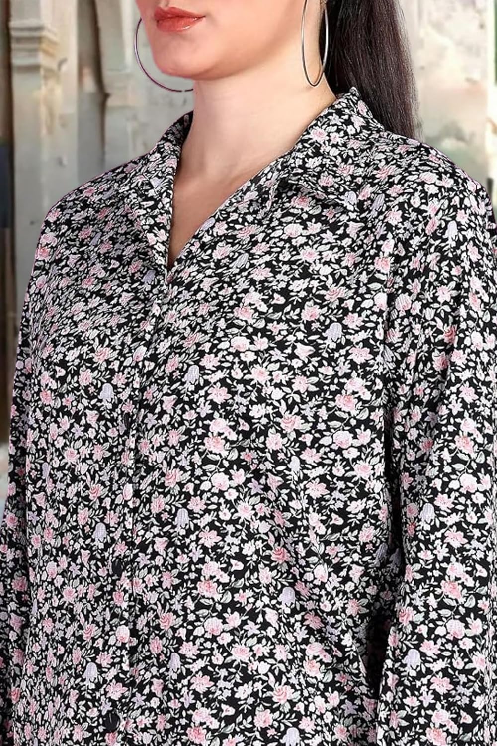 POPWINGS Printed Full-Sleeves Regular-Fit Polyester
