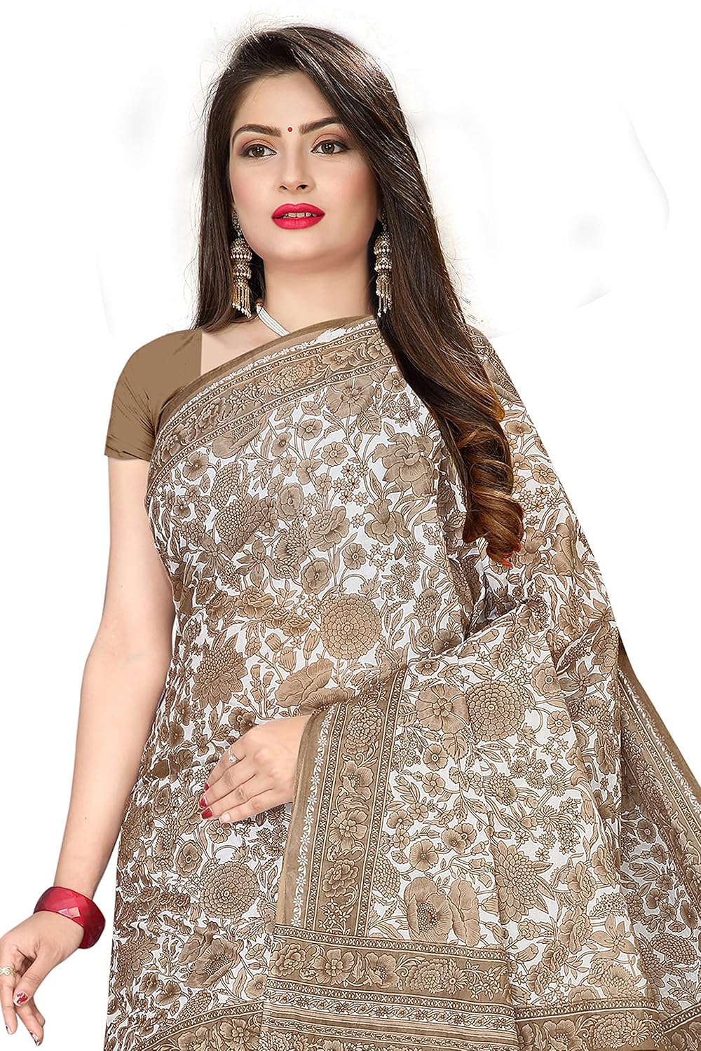 Women's Plain Weave Pure Cotton Saree