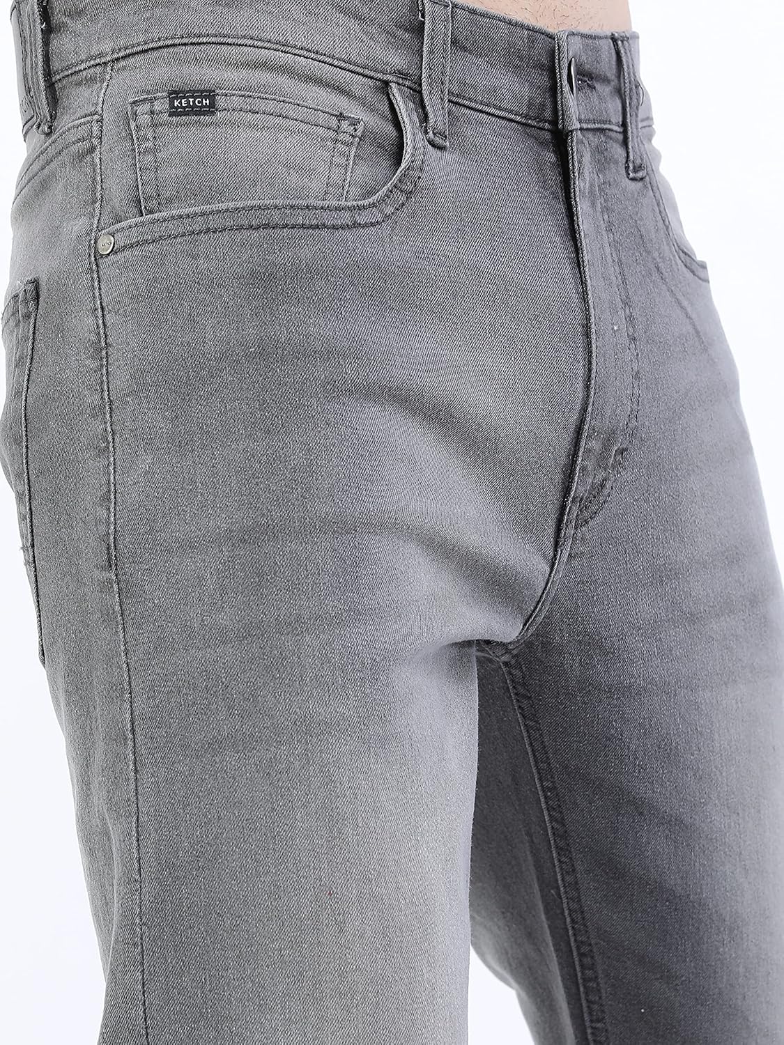 KETCH Men Mid Rise Tapered Fit Mid-Rise Jeans