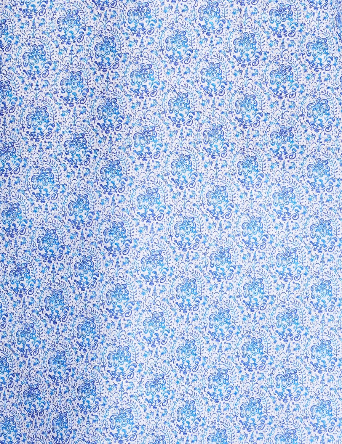 Luxrio Kurta for Men Cotton Blend Long Printed Straight Fit
