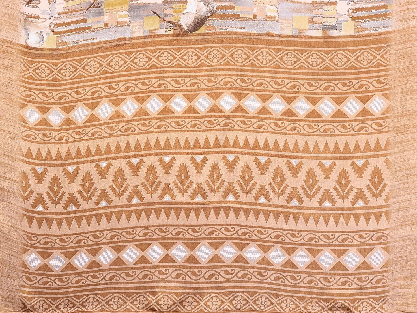 Silk Printed Saree With Blouse Material |saree for Women