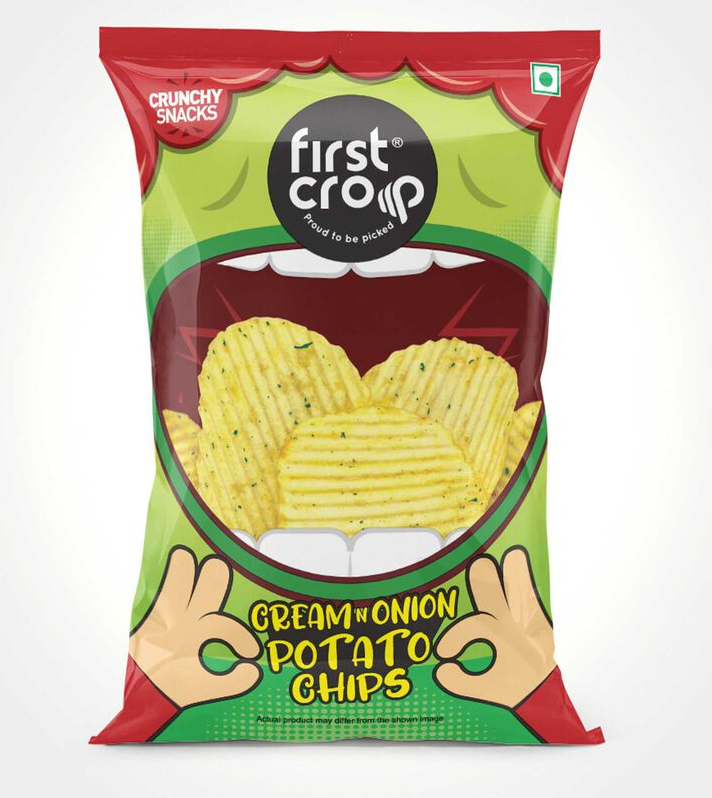 First Crop Cream & Onion Potato Chips