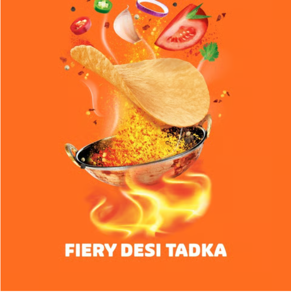 Pringles Desi Masala Tadka Potato Chips 107g