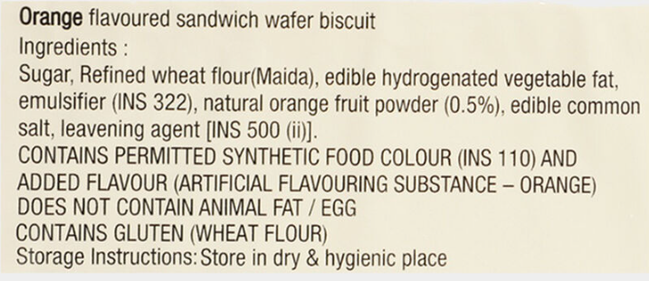 Full Bloom Orange Wafers 75g