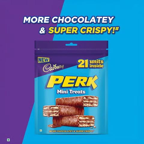 Cadbury Perk Mini Treats Coated Wafer Chocolate