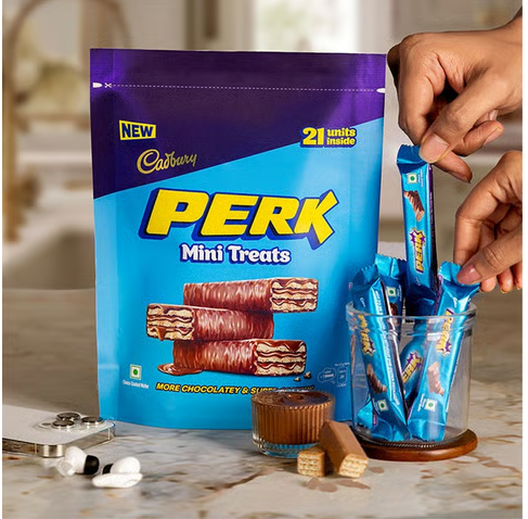 Cadbury Perk Mini Treats Coated Wafer Chocolate