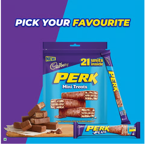 Cadbury Perk Mini Treats Coated Wafer Chocolate