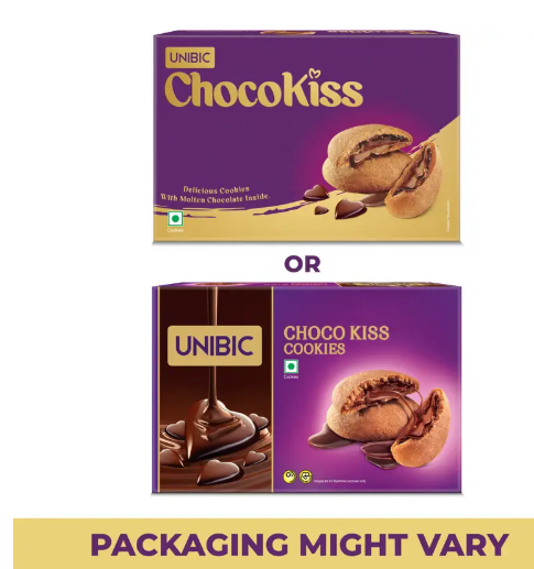 UNIBIC Choco Kiss Chocolate Filed (Cream Biscuit ) Cookies Biscuit (250 g)