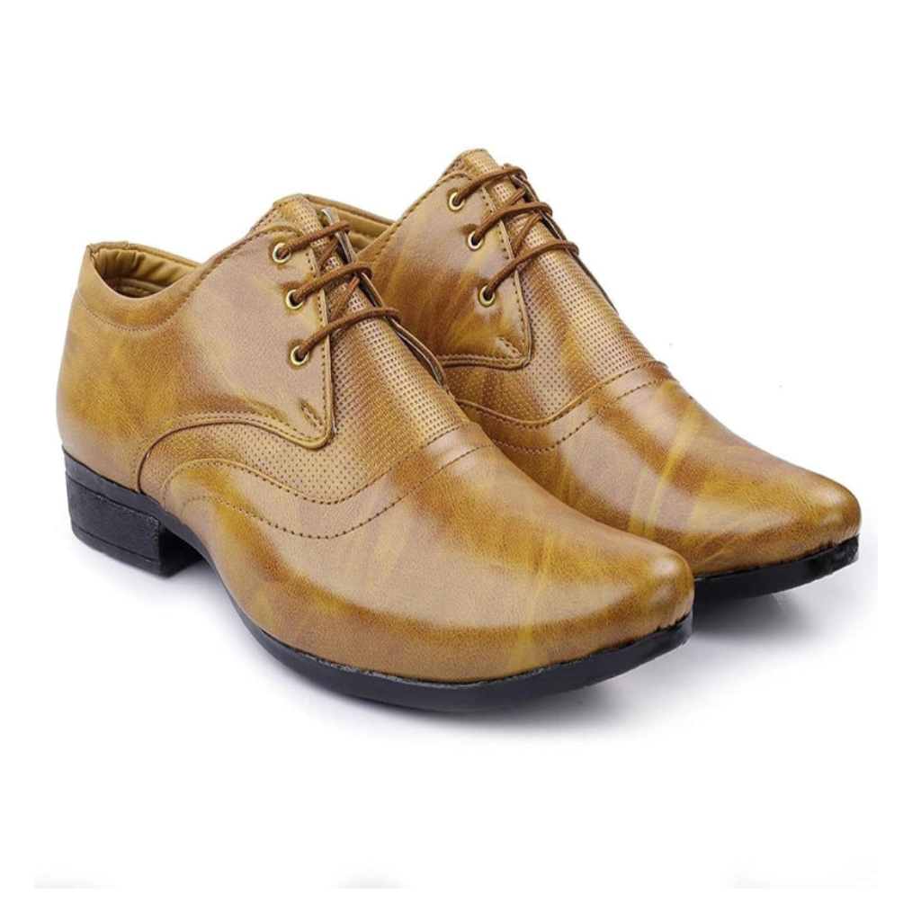DE LOYON Brown Derby Shoes for Men - alphahostel.in