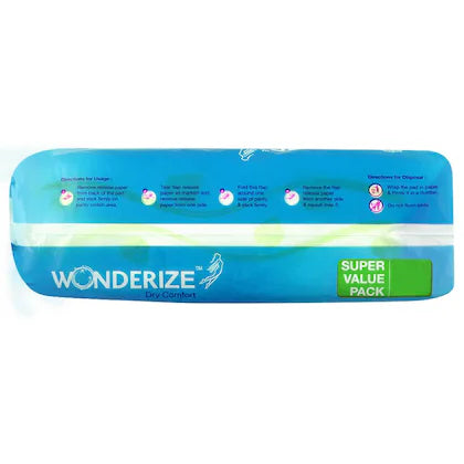 Wonderize Dry Comfort Sanitary Napkin (Regular) 20 pads