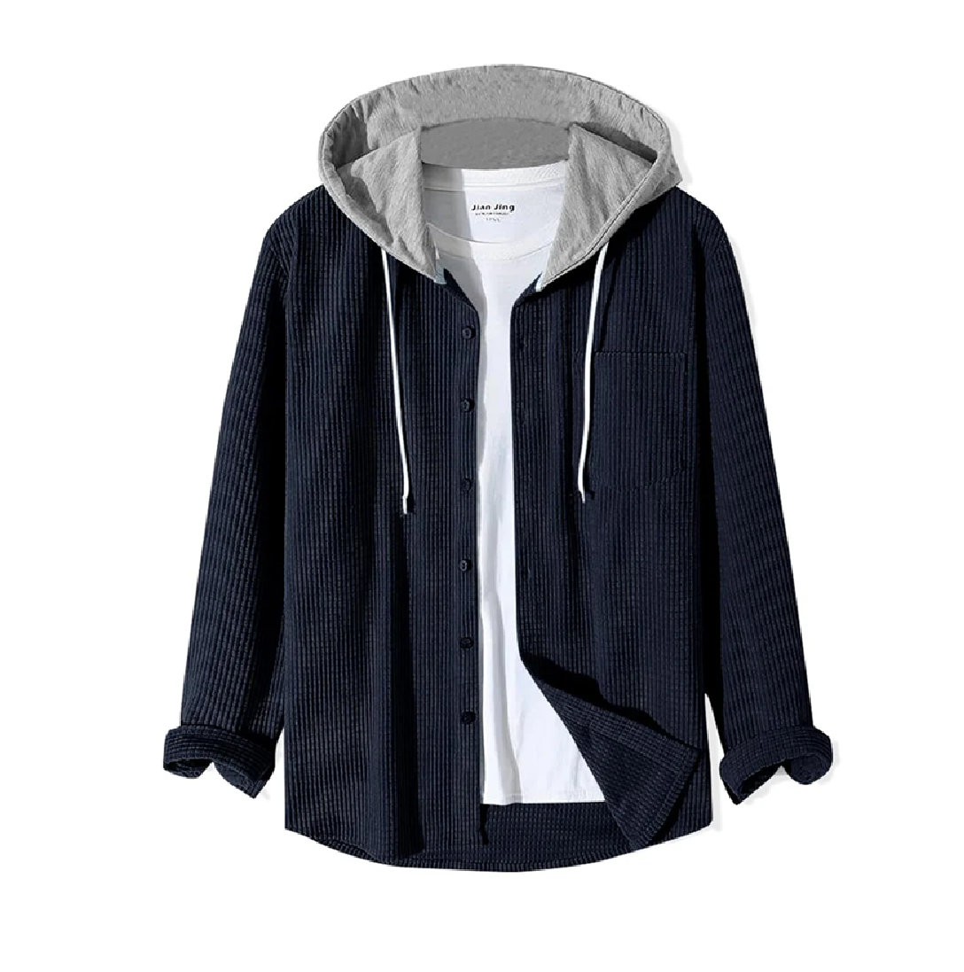 Monk Men's Solid Regular Fit Shirt | Shirt with Hood