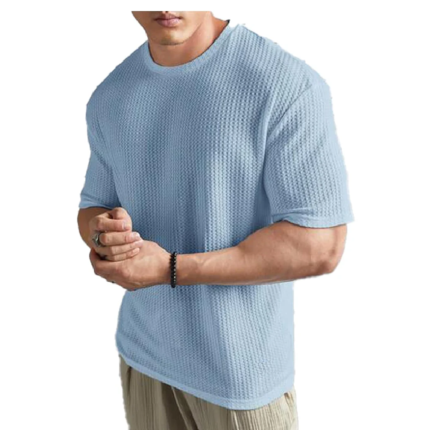 O3e Mens Solid Dotted Unique Design Oversized