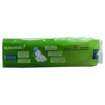 Wonderize Dry Comfort Sanitary Napkin (XL) 8 pads