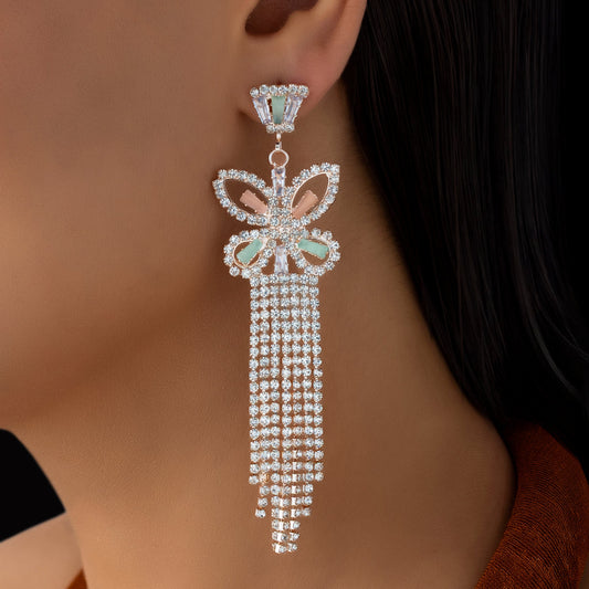 Butterfly Crystal Danglers
