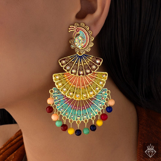 Layered Ethnic Danglers