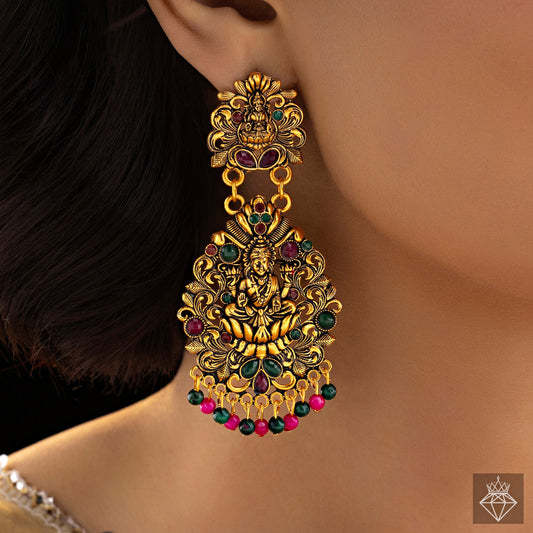 Goddess Lakshmi Earrings