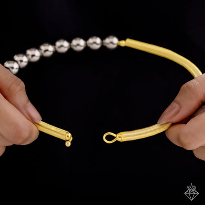 Spring & Balls Hasli Necklace