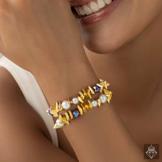 Multilayer Stretchable Bracelets (Adjustable Size)